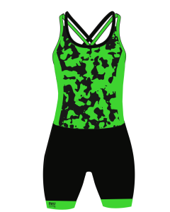 Strappy Unisuit Neon Green womens